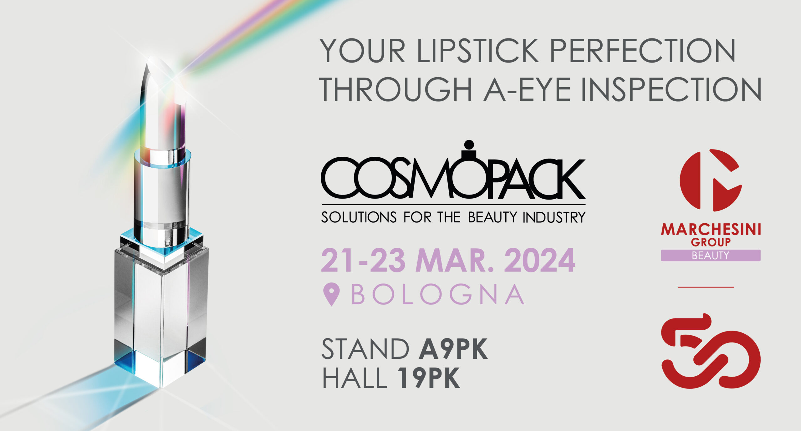 Come visit us at COSMOPACK 2024 Vibrotech Srl